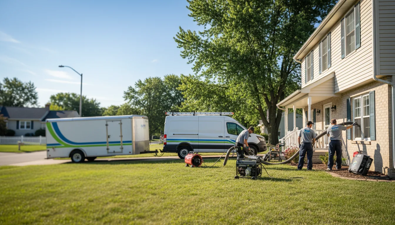 Flooded Basement Restoration And Cleanup With Repair in Centereach, NY near me